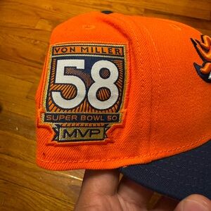Limited Edition Von Miller Super Bowl 50 MVP New Era Fitted 7 3/8 (Sold Out)